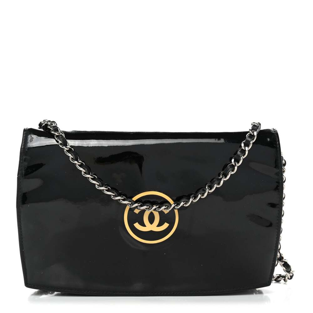 Chanel Patent Cc Compact Wallet On #258419C92B